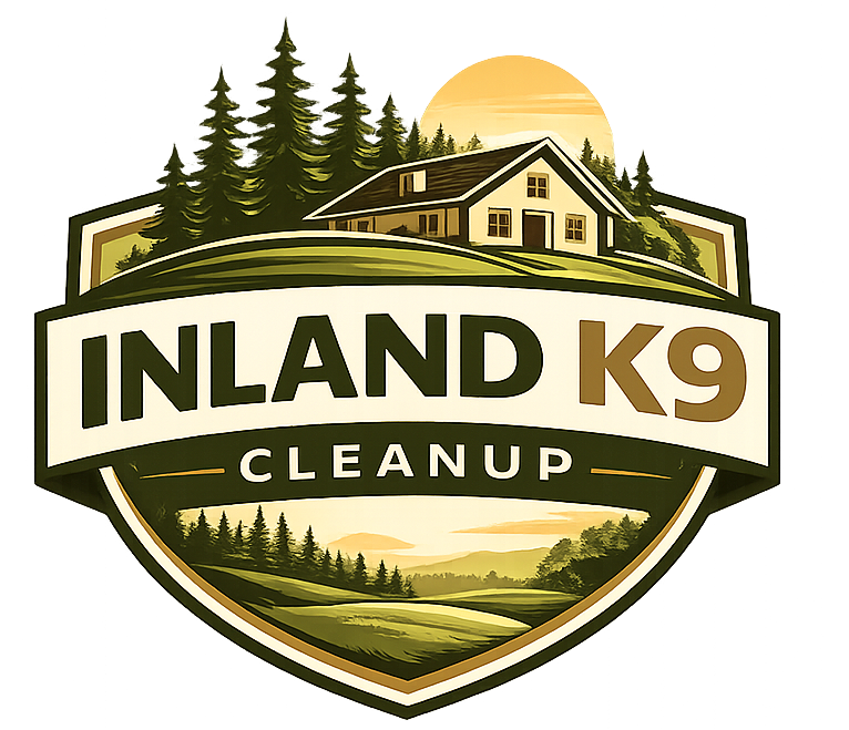 Inland K9 Cleanup Logo